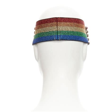 gucci rainbow headband|authentic gucci headband for sale.